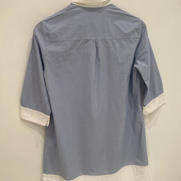 Rag and bone blue and white tonenick top. - Picture 3 of 3